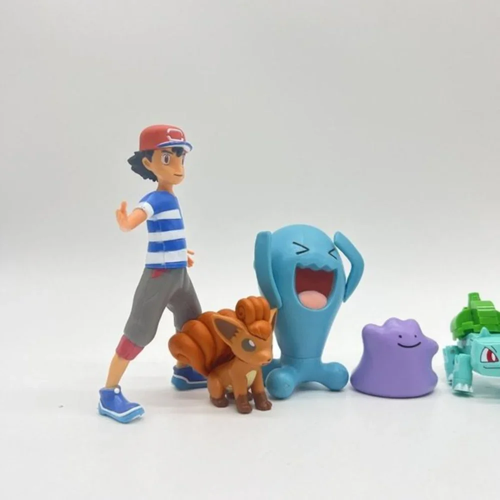 Wicked Cool Toys Pokémon Lot‎ Pikachu Ash Dido Wobbuffet Vulpix More Figures Toy